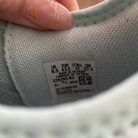 Blue Puma Sneakers - Picture 3 of 5